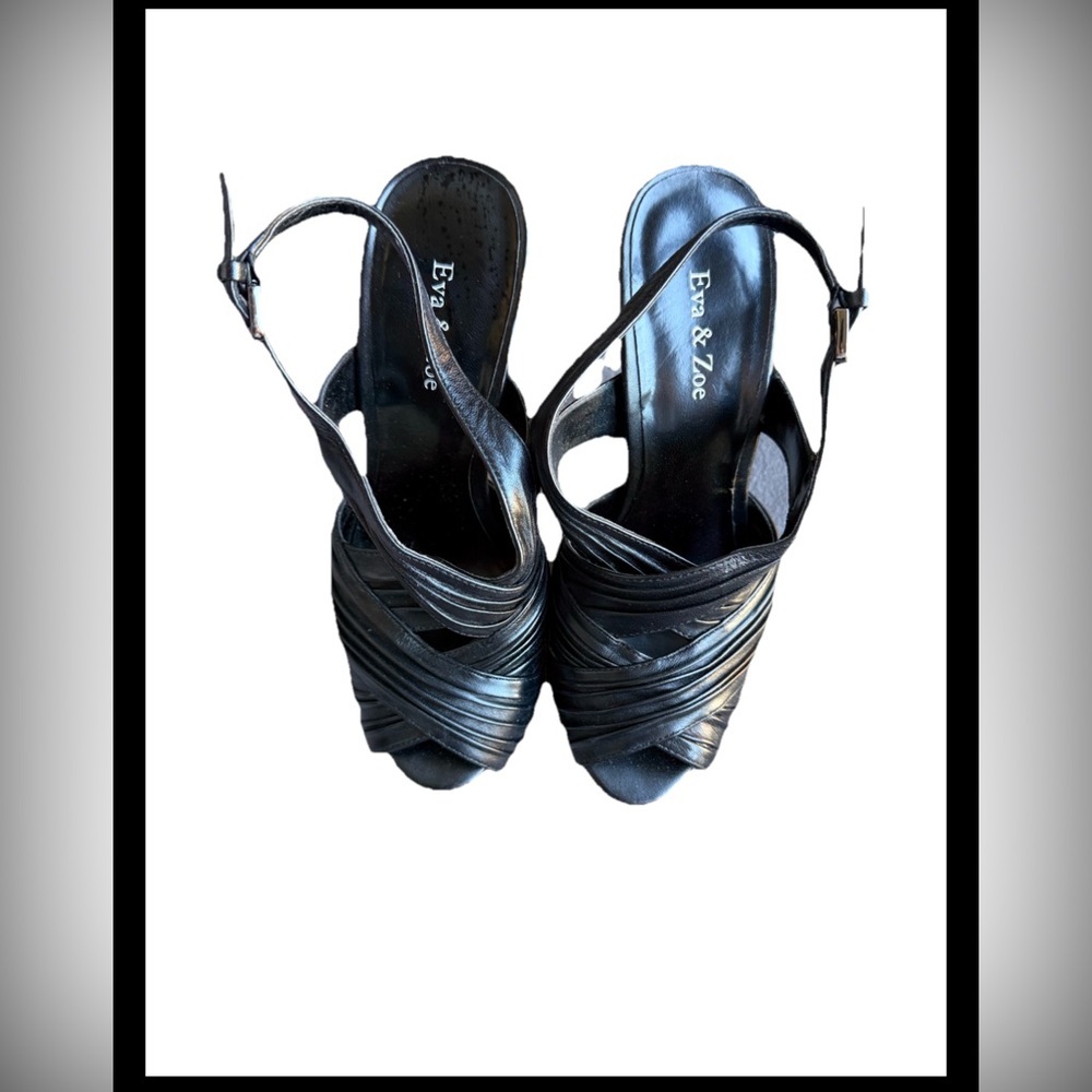 Eva & Zoe Elegant Black Women's Sandals